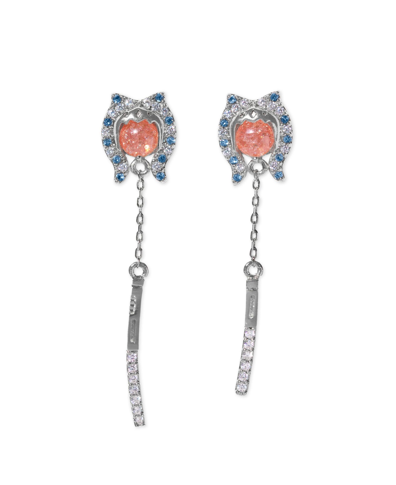 Girls Crew Crystal Star Wars Ahsoka Tano Dangle Earrings