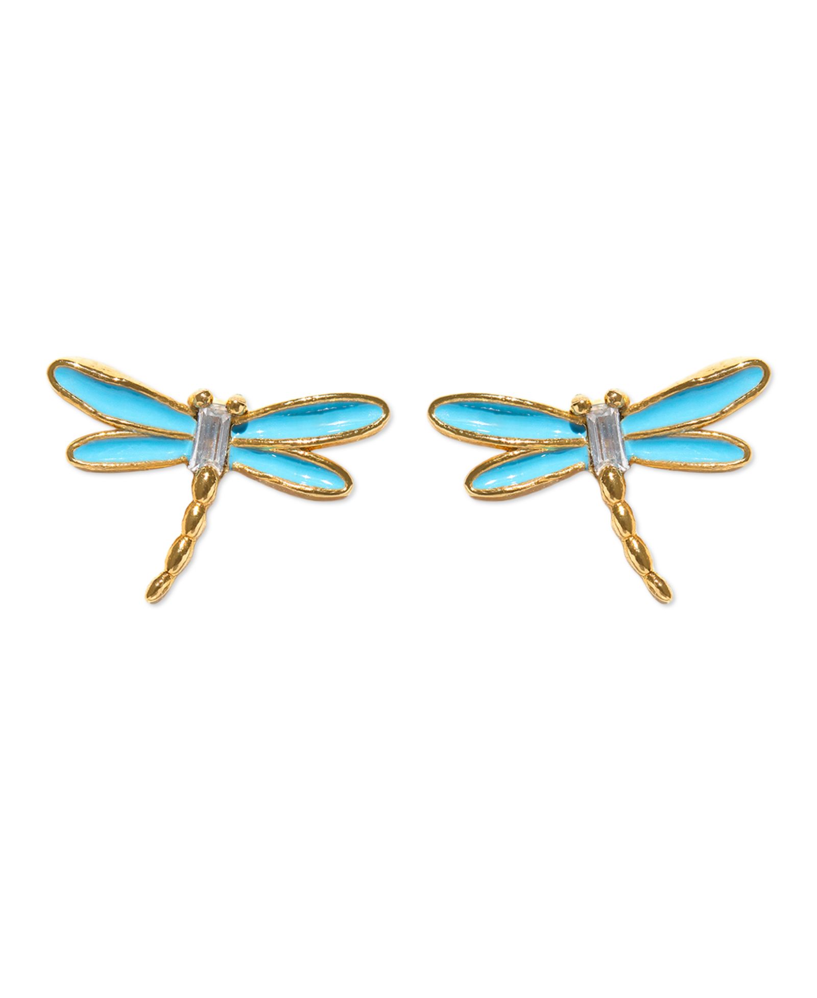 Серьги-гвоздики Girls Crew Crystal Dragonfly