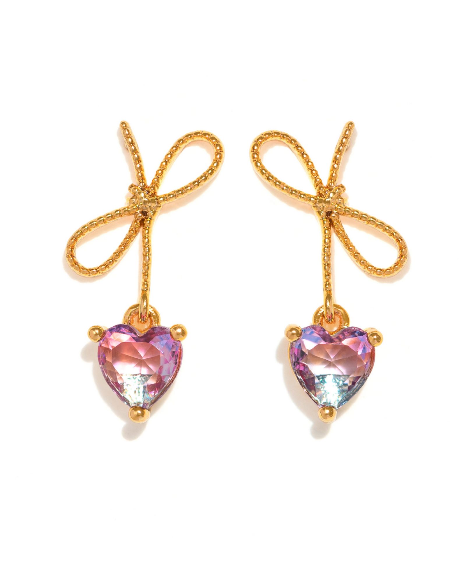 Серьги Girls Crew Crystal Heartstrings Dangle