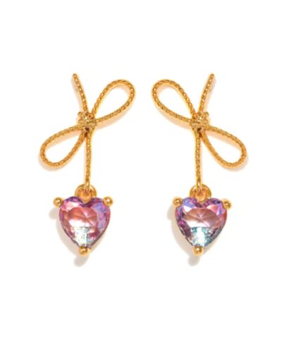Серьги Girls Crew Crystal Heartstrings Dangle