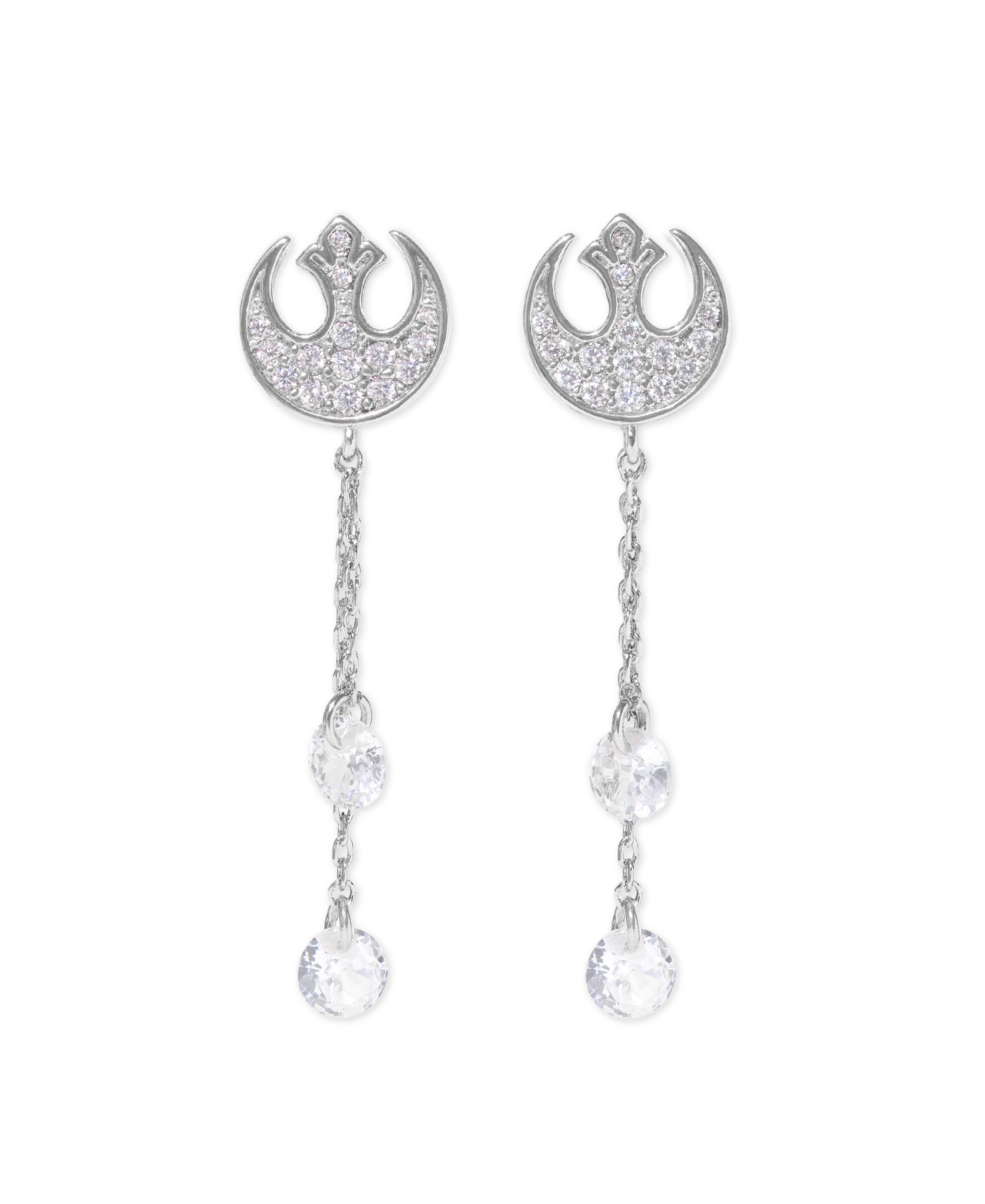 Girls Crew серьги-подвески Crystal Star Wars Rebel Alliance