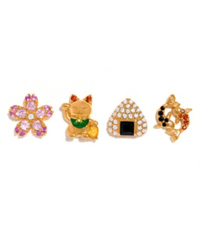 Girls Crew Crystal Tokyo Stud Set