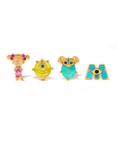 Girls Crew Crystal Pixar Monsters, Stud Set