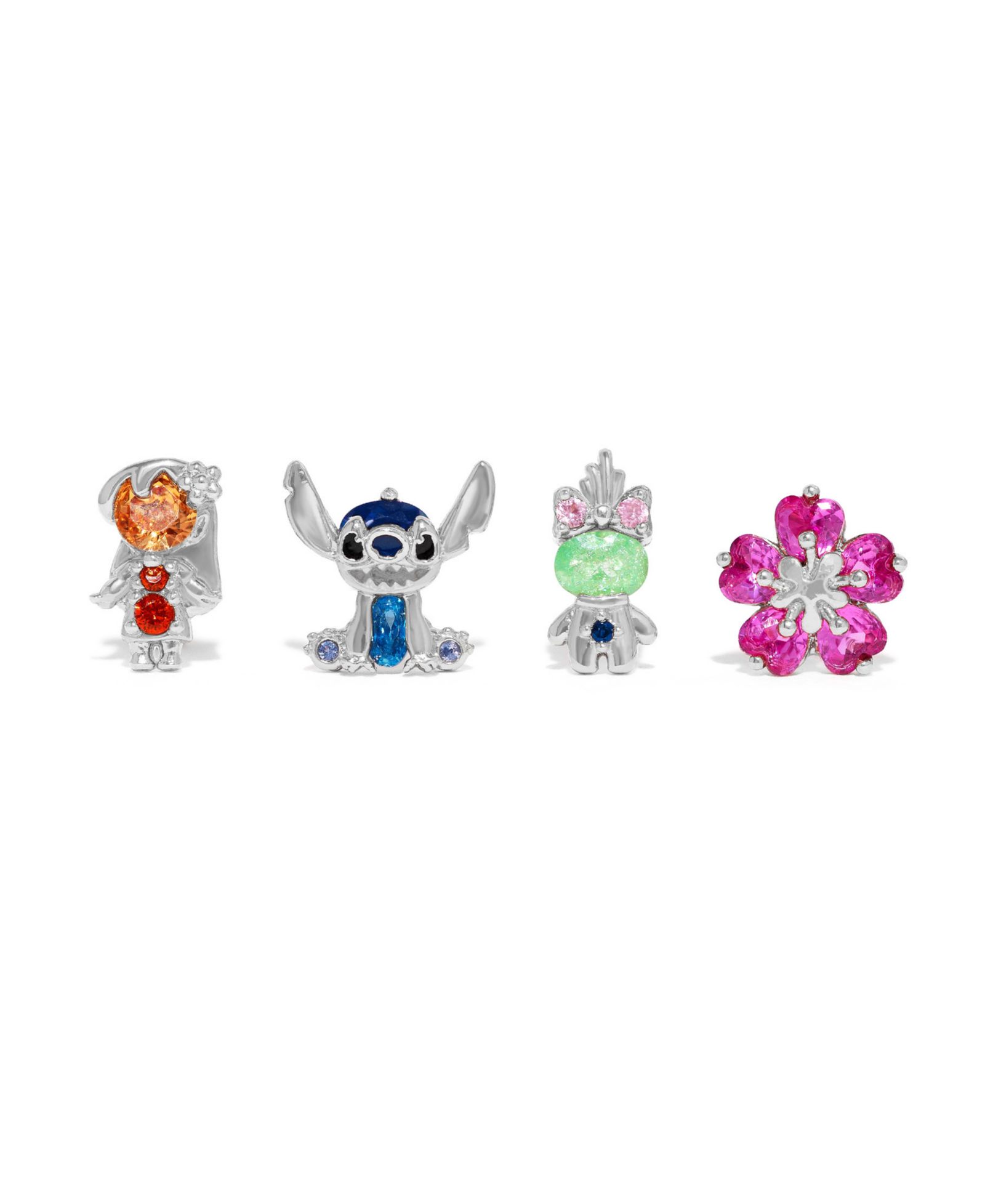 Girls Crew Crystal Disney Lilo & Stitch Earring Set