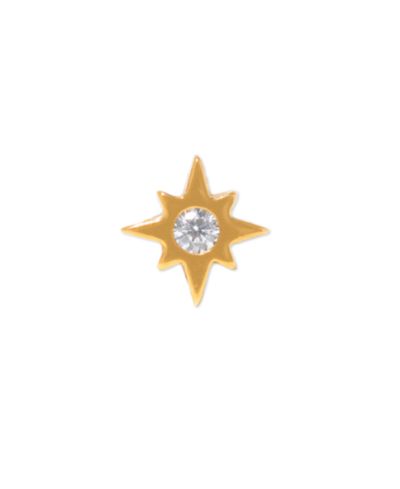 Серьга Girls Crew Crew Crystal Star Bright Flat Back