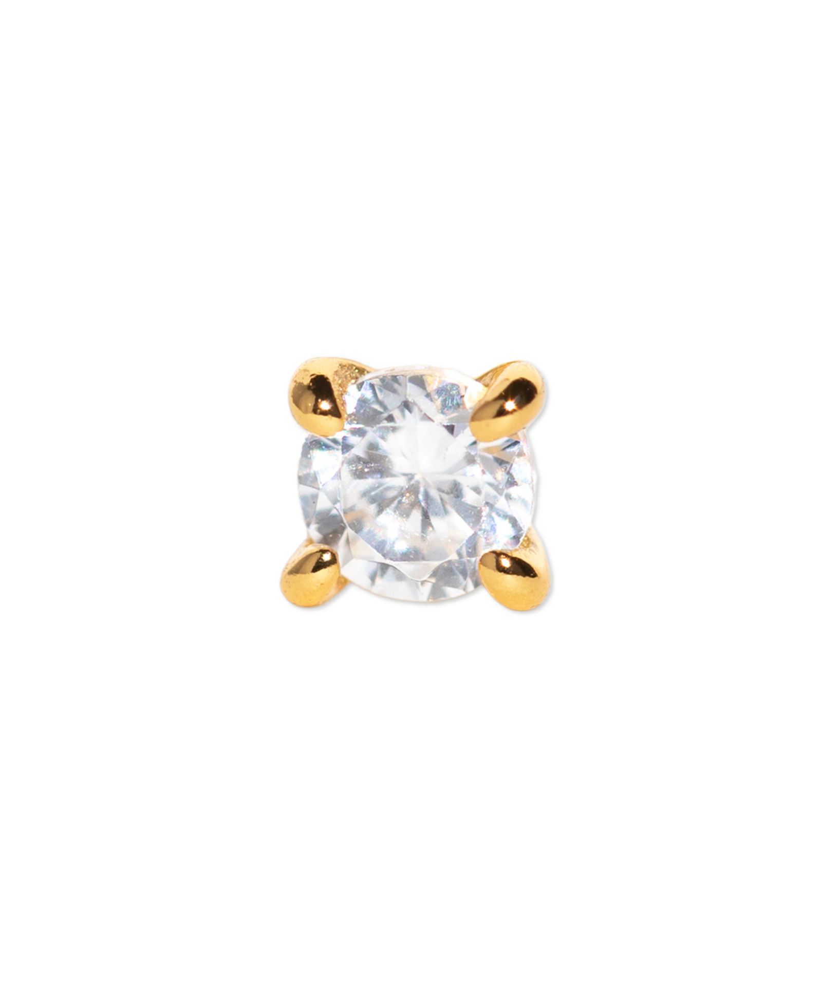 Girls Crew Crystal Dainty Brilliance Flat Back Earring