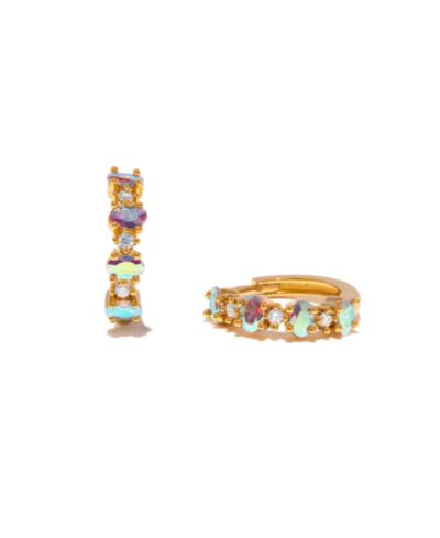 Серьги-кольца Girls Crew Crystal Iridescent Galaxy