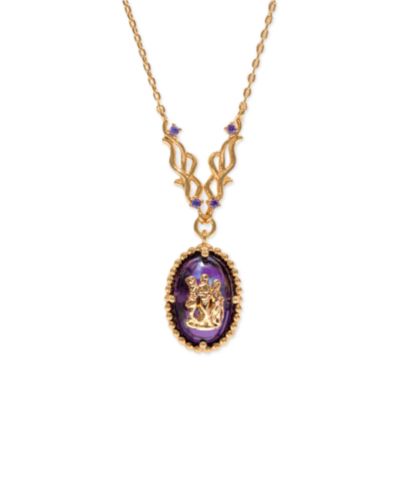 Girls Crew Marvel Studios Agatha Crystal Pendant Necklace