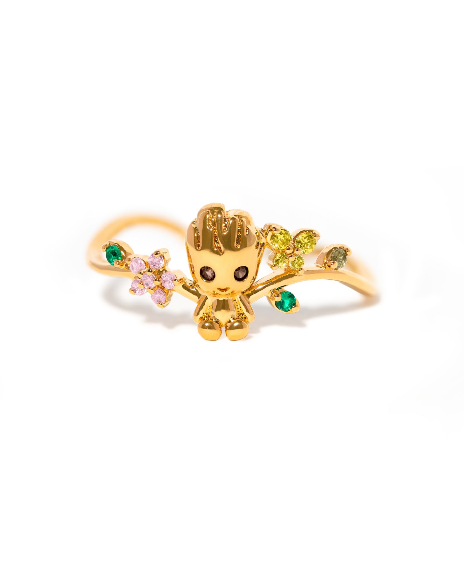 Регулируемое кольцо Girls Crew с кристаллом Marvel's I Am Groot