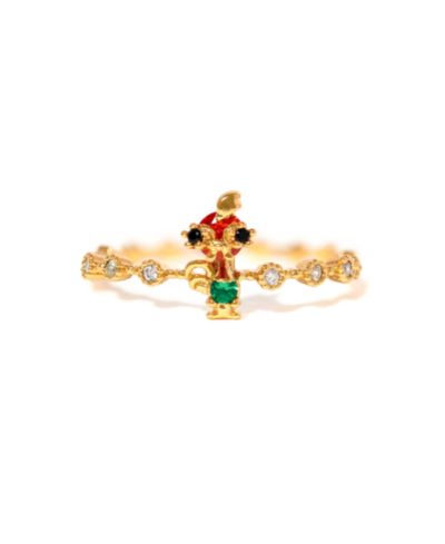 Girls Crew Disney Princess Moana Hei Hei Crystal Ring