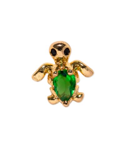 Серьга Girls Crew Tiny Turtle в стиле кристальной пирсинга для девочек