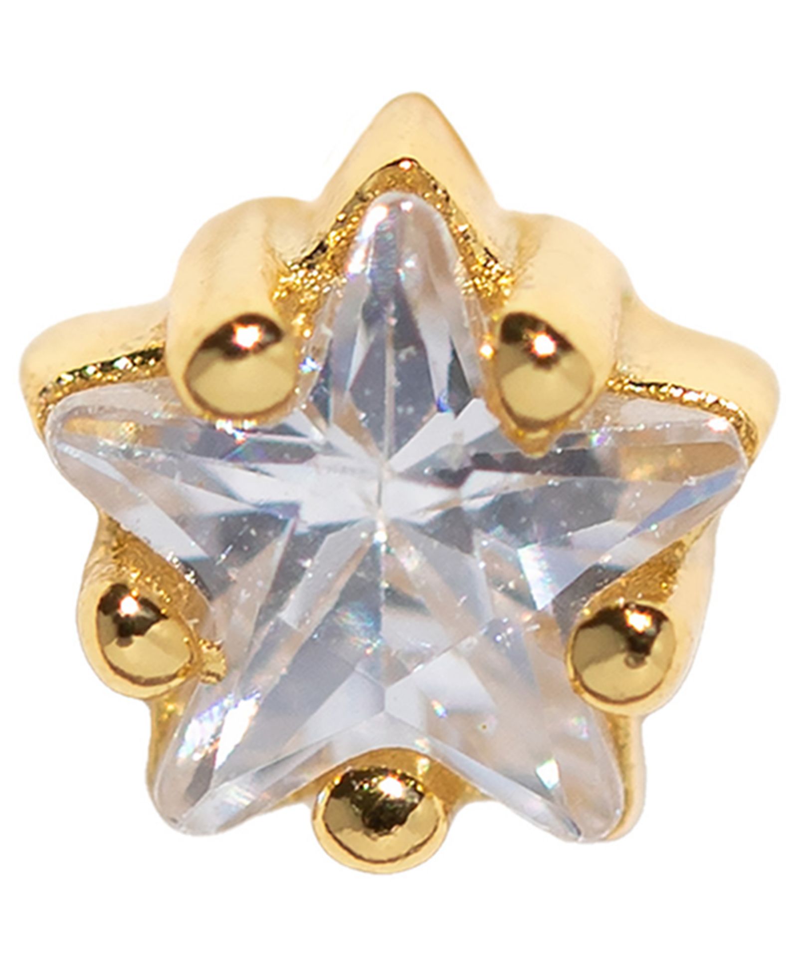 Girls Crew Teeniest & Brightest Star Crystal Piercing Style Earring
