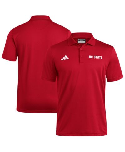 Мужская рубашка-поло Adidas Red NC State Wolfpack Ultimate 365 Ottoman