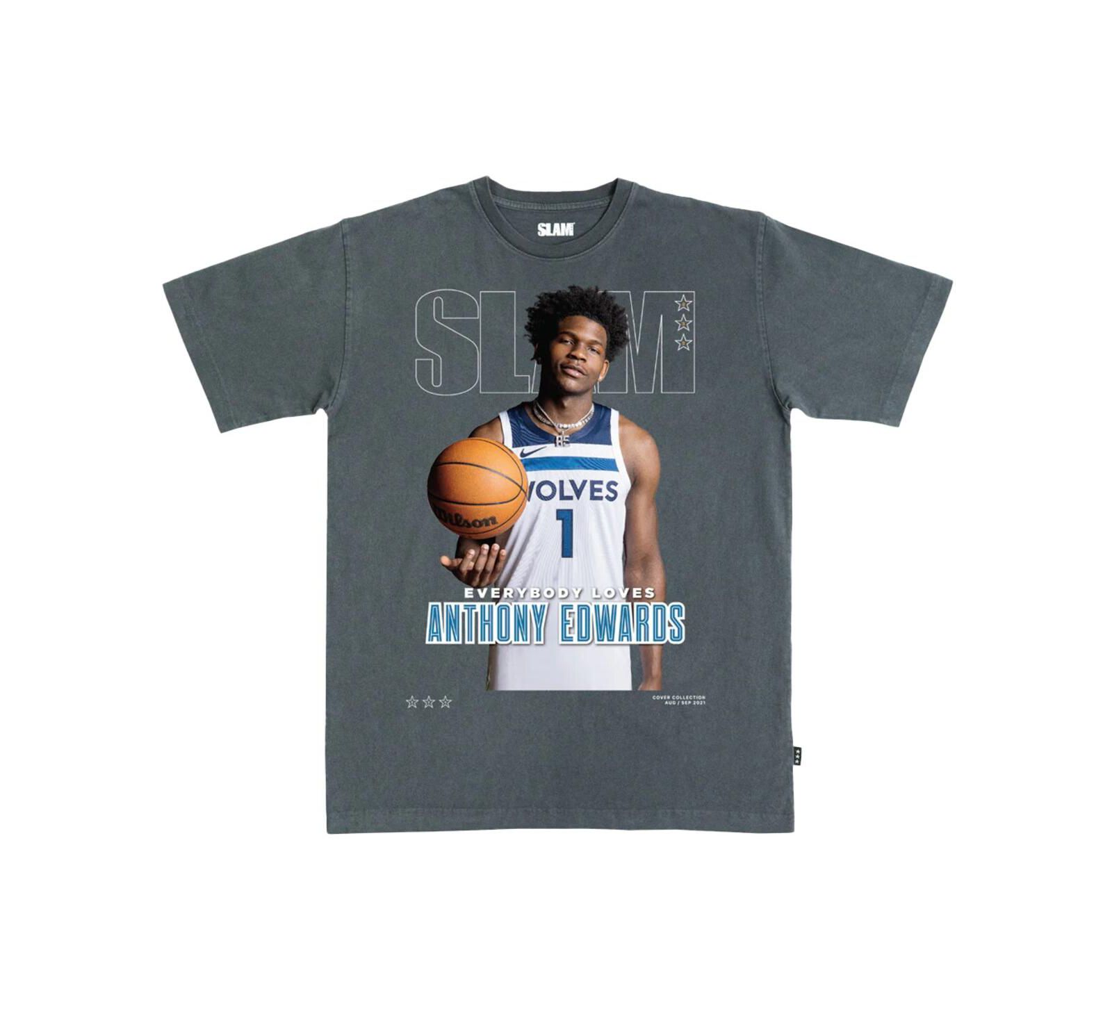 Slam Мужская футболка Anthony Edwards Minnesota Timberwolves