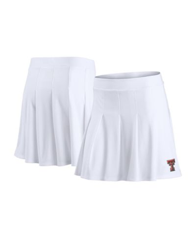 Женская юбка Fanatics White Texas Tech Red Raiders Heritage Primary