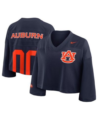 Женская джерси Nike Auburn Tigers Cropped Mesh