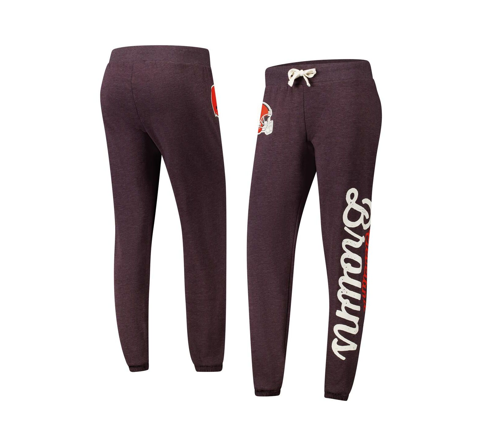 G-III 4Her by Carl Banks Women's Brown Cleveland Browns Scrimmage Fleece Pants