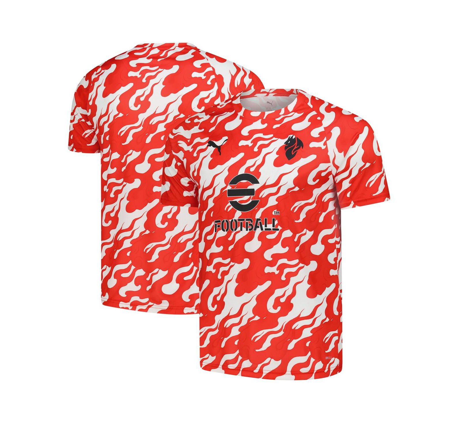 Puma Men's Red AC Milan 2025/26 Pre-Match DryCell Training Jersey
