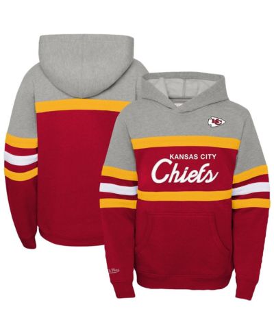 Mitchell & Ness худи для мальчиков и девочек Kansas City Chiefs, красное