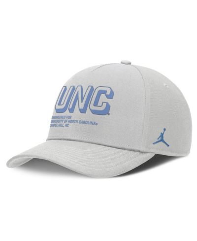 Мужская кепка Jordan Gray North Carolina Tar Heels 2025 Sideline Dust Pinched Rise Adjustable