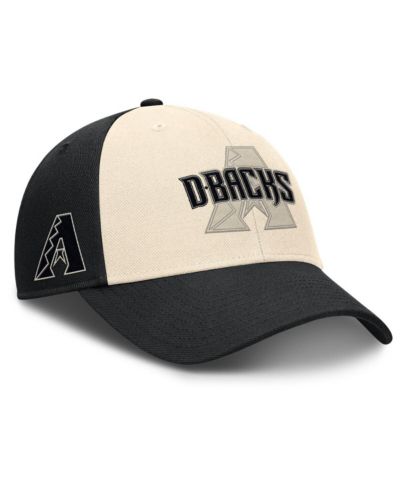 Nike Мужская кепка Arizona Diamondbacks Statement Club Performance, черный/натуральный