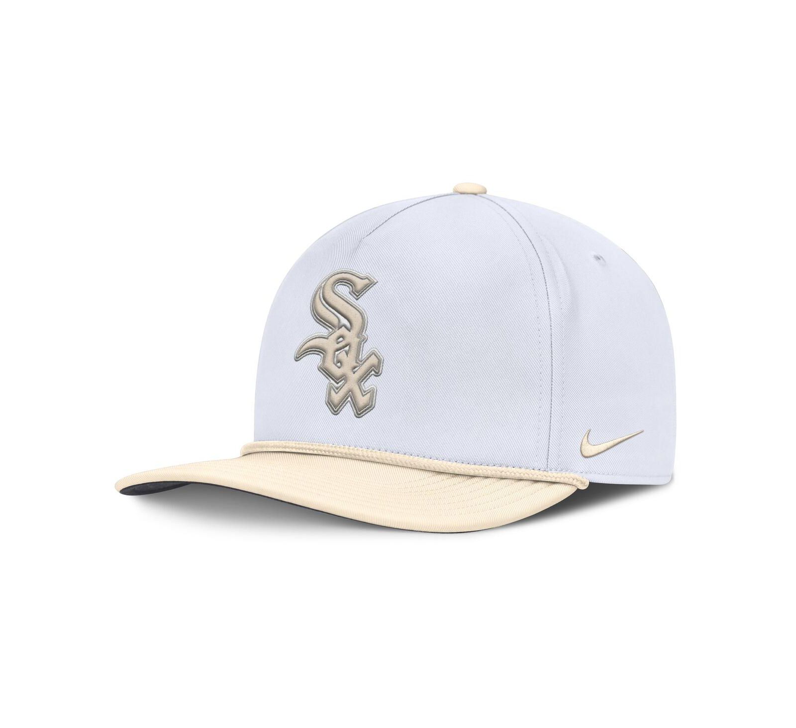 Мужская кепка Nike White/Cream Chicago White Sox Pro Performance Snapback