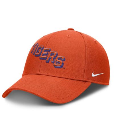 Nike Мужская регулируемая кепка Clemson Tigers Slanted Primetime Rise, Orange