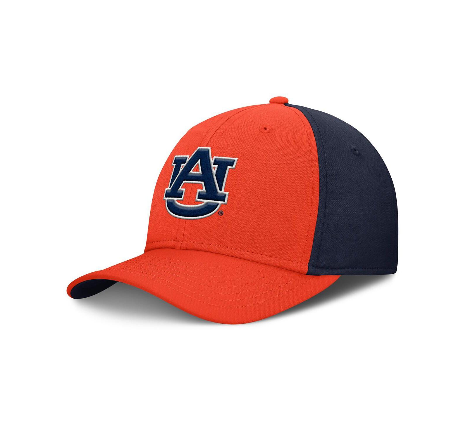 Кепка Nike Men's Orange/Navy Auburn Tigers 2025 Sideline Rise Local Dri-FIT Flex