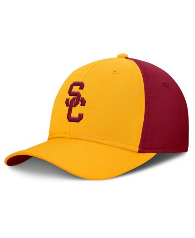 Nike Men's Gold/Cardinal USC Trojans 2025 Sideline Rise Local Performance Flex Hat