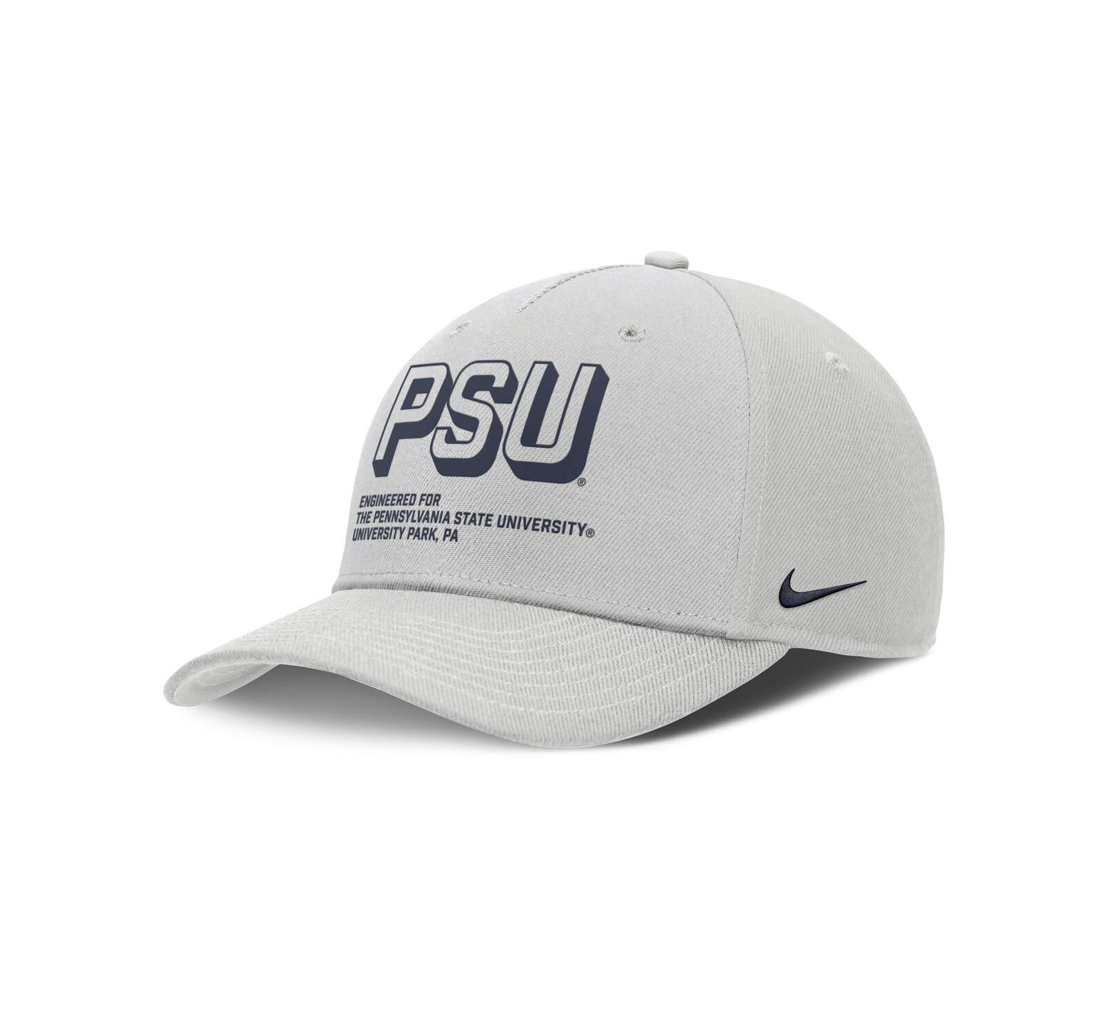 Nike Men's Gray Penn State Nittany Lions 2025 Sideline Dust Pinched Rise Adjustable Hat