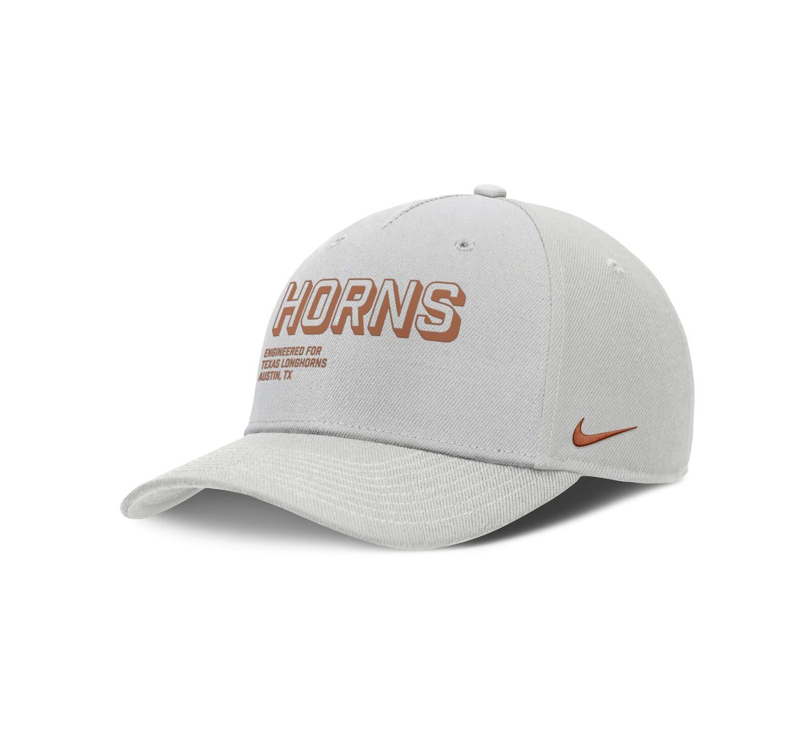 Мужская кепка Nike Gray Texas Longhorns 2025 Sideline Dust с регулируемым подъемом