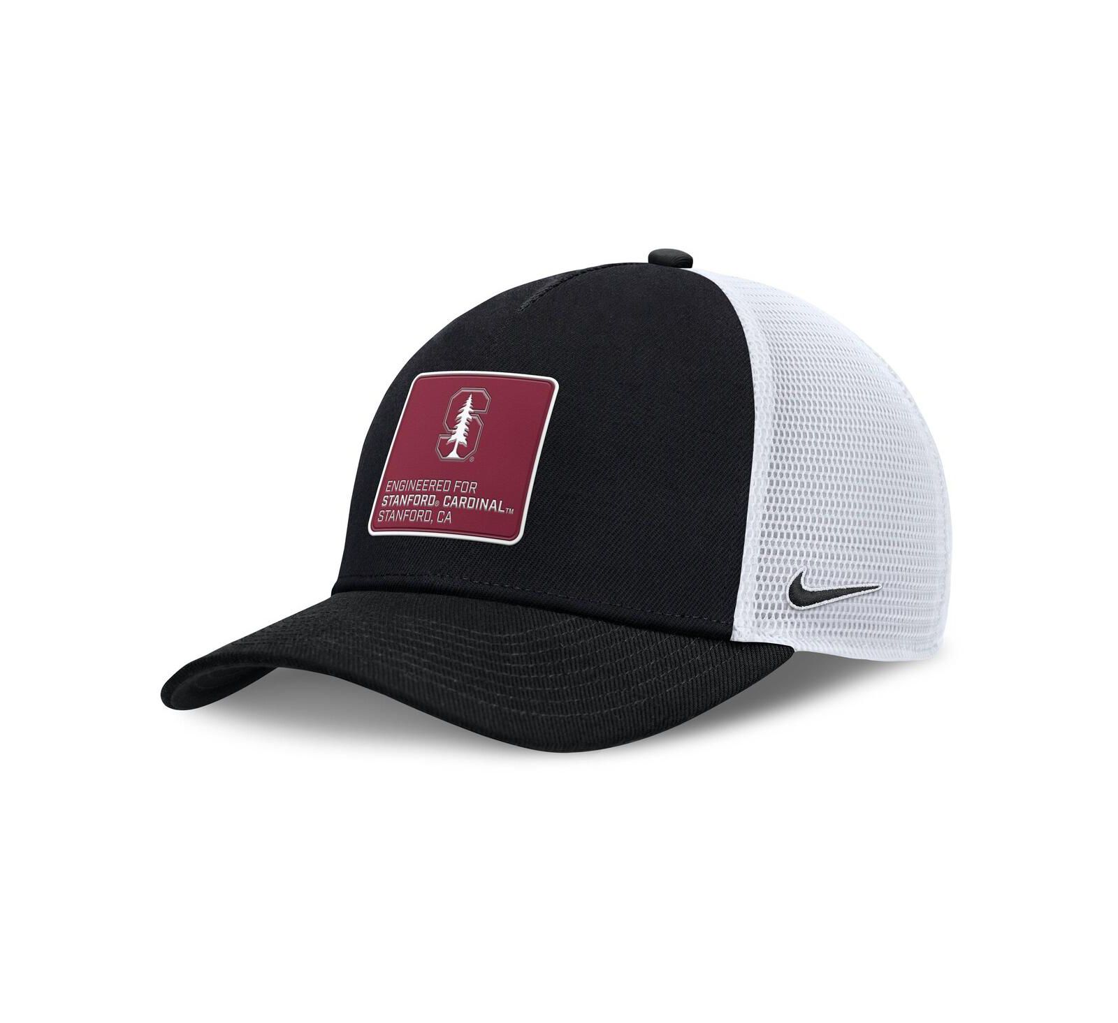 Мужская кепка Nike Black/White Stanford Cardinal 2025 On-Field Rise Engineered Trucker</div>{