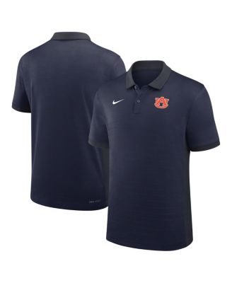 Мужская рубашка поло Nike Navy Auburn Tigers 2025 Early Season Coaches Sideline Victory Stripe Dri-FIT