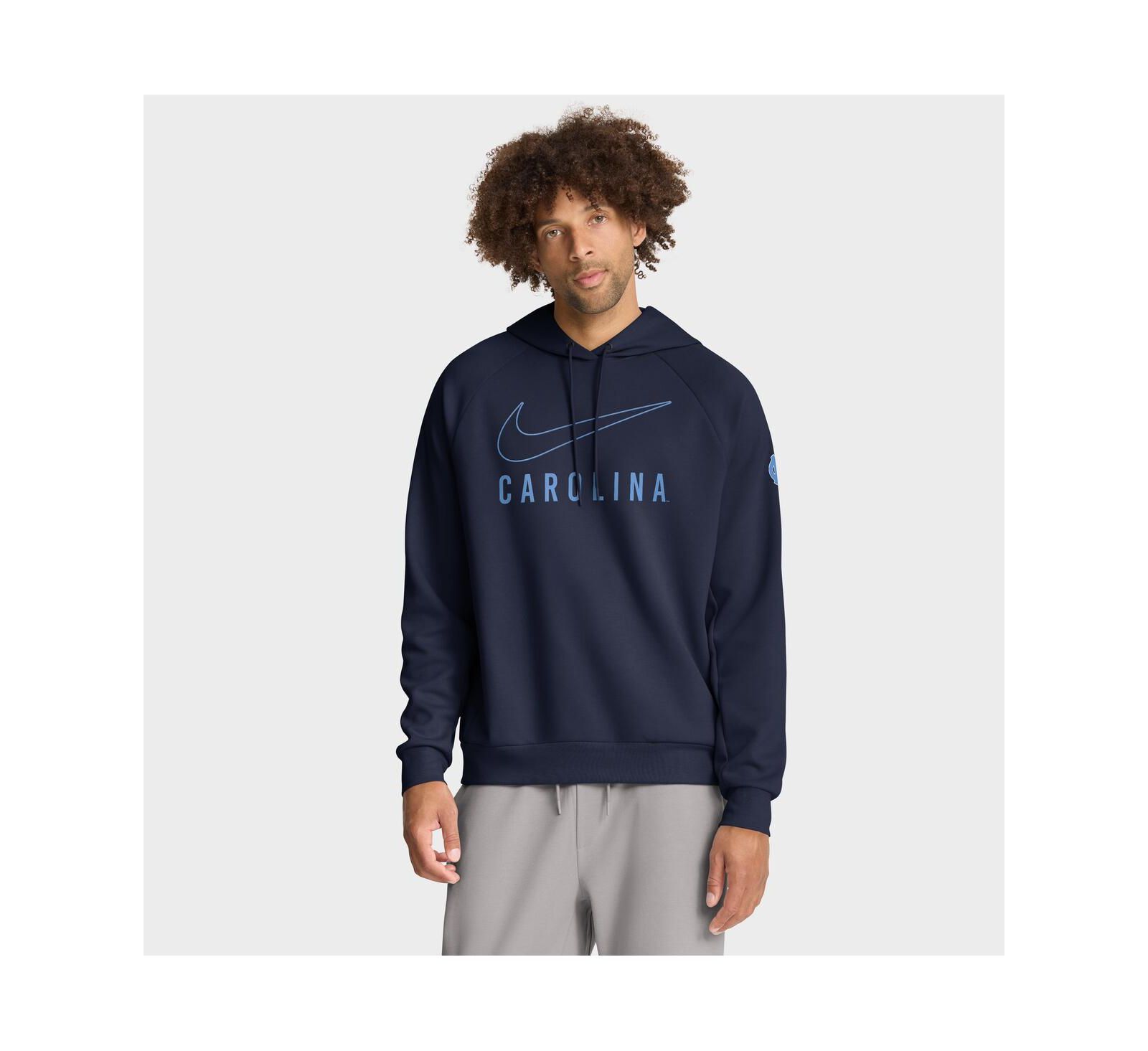 Мужская толстовка Nike Navy North Carolina Tar Heels Premium Raglan Performance Pullover