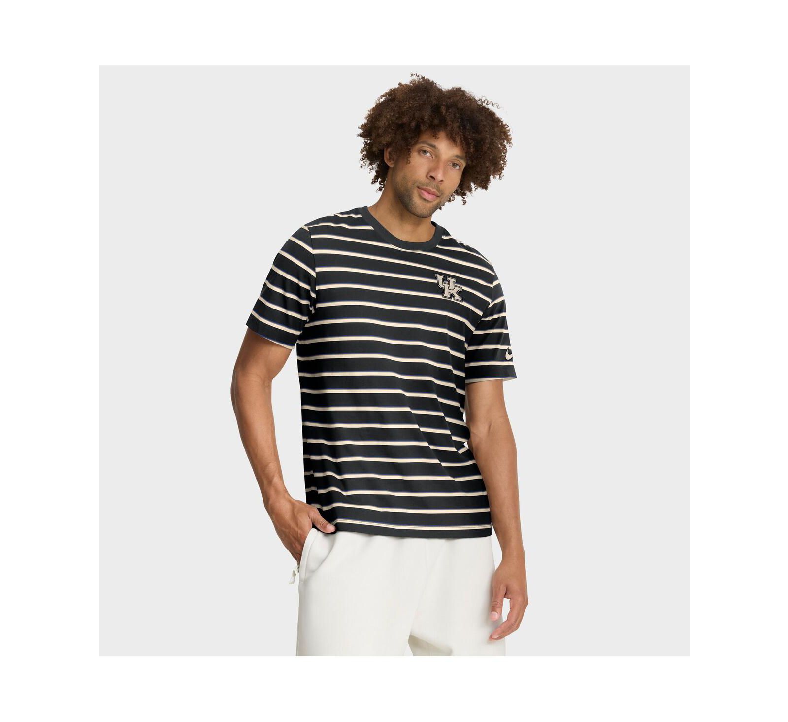 Мужская футболка Nike Kentucky Wildcats Athletic Prep Legacy Summit Stripe Black
