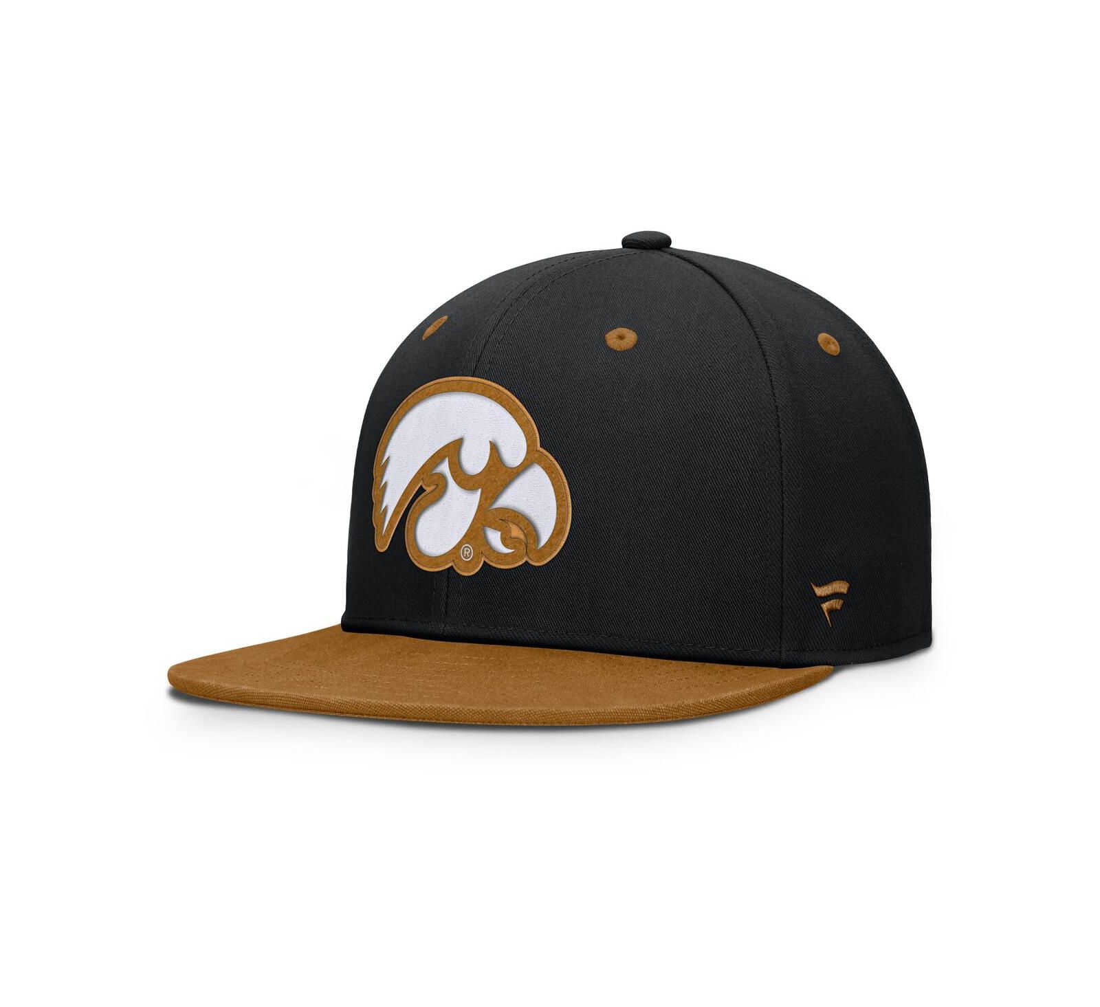 Fanatics Men's Black/Brown Iowa Hawkeyes NoBo Fitted Hat