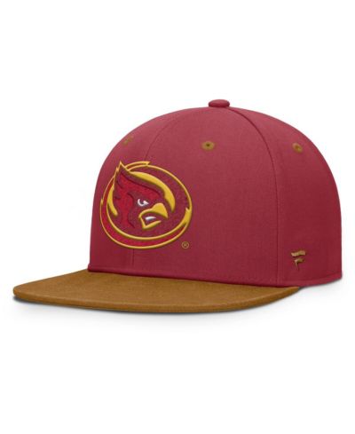 Fanatics Men's Cardinal/Brown Iowa State Cyclones NoBo Fitted Hat