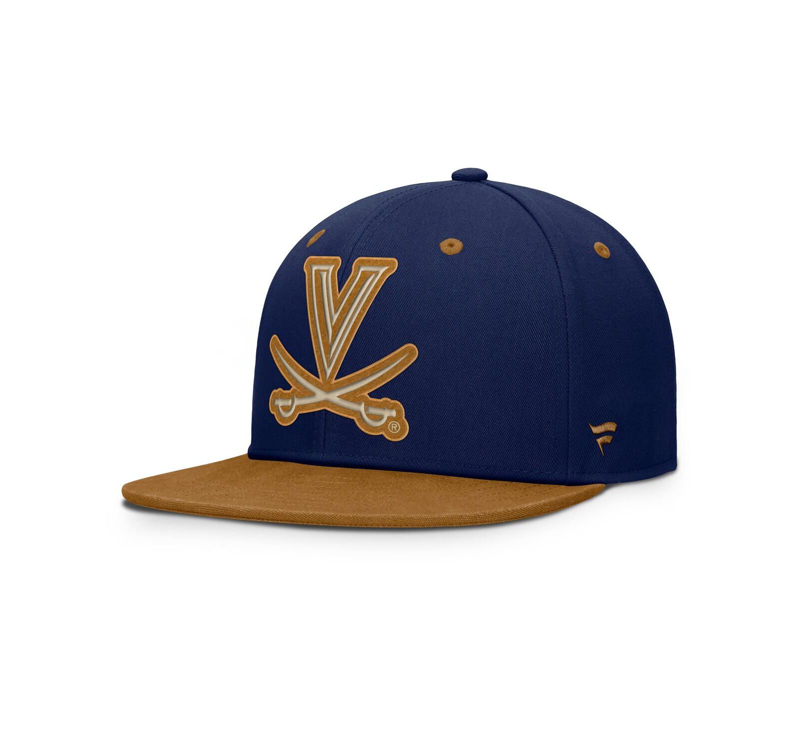 Мужская кепка Fanatics Virginia Cavaliers NoBo Navy/Brown Fitted Hat