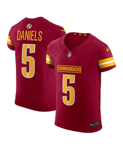 Nike Мужская джерси Jayden Daniels Washington Commanders Team Vapor F.U.S.E. Elite Burgundy