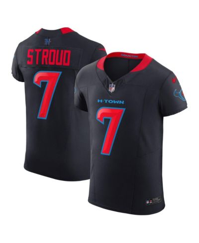 Мужская джерси Nike C.J. Stroud Navy Houston Texans Alternate 2 Vapor F.U.S.E. Elite