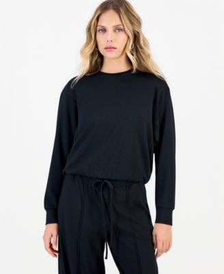 Топ I.N.C. International Concepts женский с круглым вырезом и волнистым подолом, эксклюзив Macy's