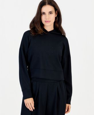 I.N.C. International Concepts Petite Shine Embellished Hoodie, Macy's Exclusive