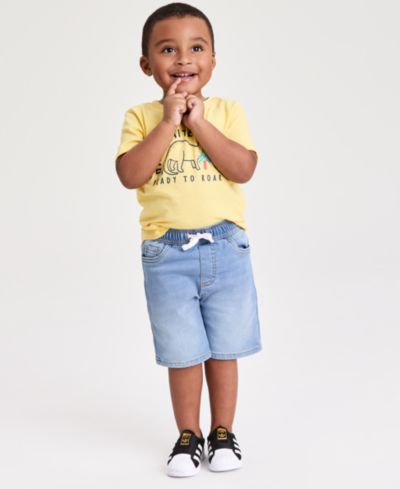 Шорты Epic Threads Boys 12M-5T Super Soft Stretch Knit Denim