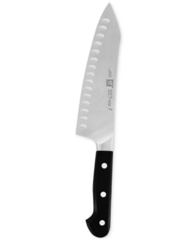 Нож Santoku Zwilling Pro 7" Hollow Edge Rocking