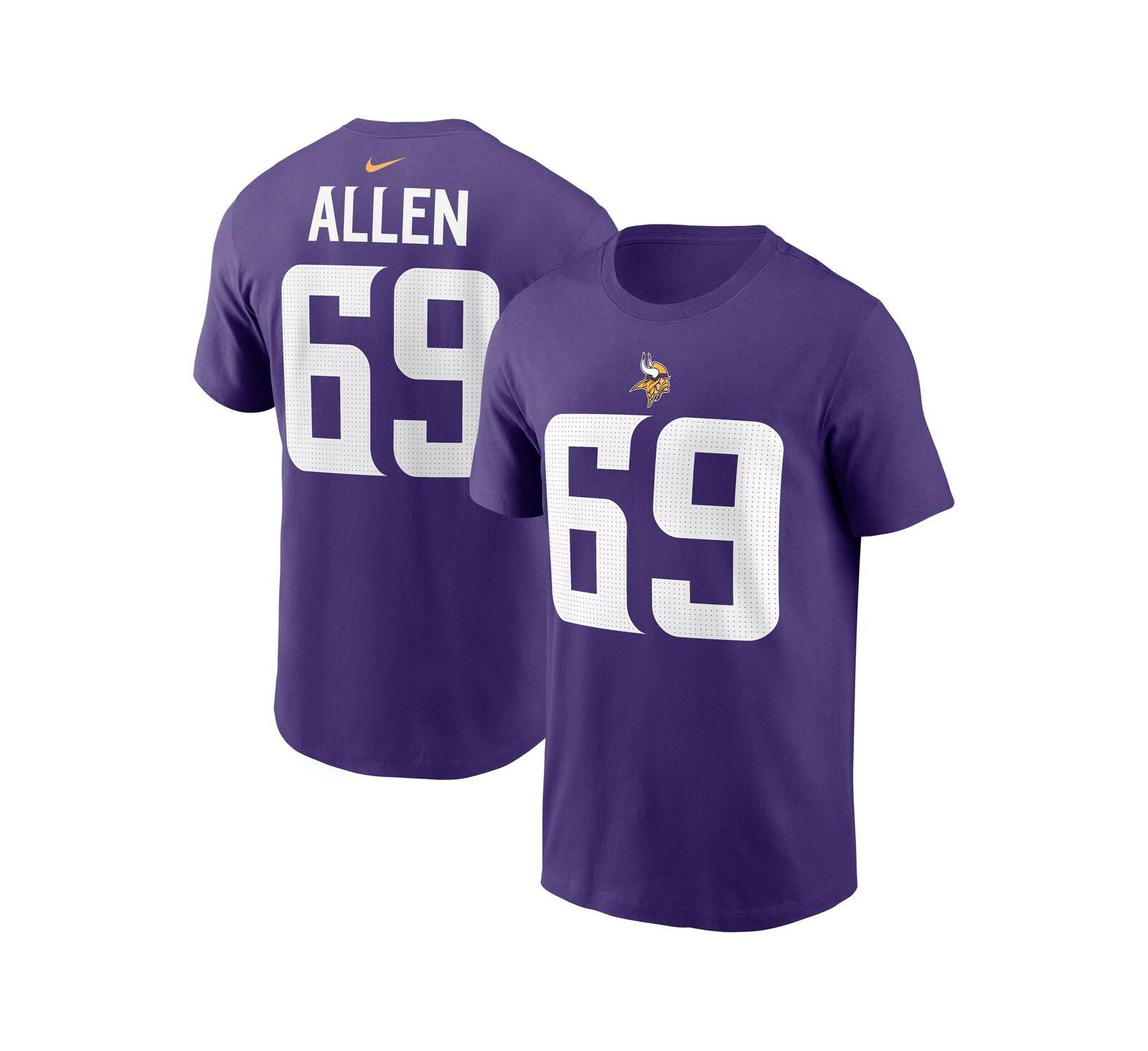Футболка Nike Men's Minnesota Vikings Jared Allen, фиолетовая