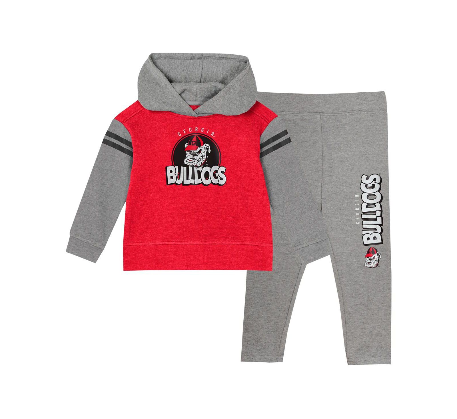 Outerstuff комплект из худи и леггинсов для мальчиков и девочек Red Georgia Bulldogs Clubhouse