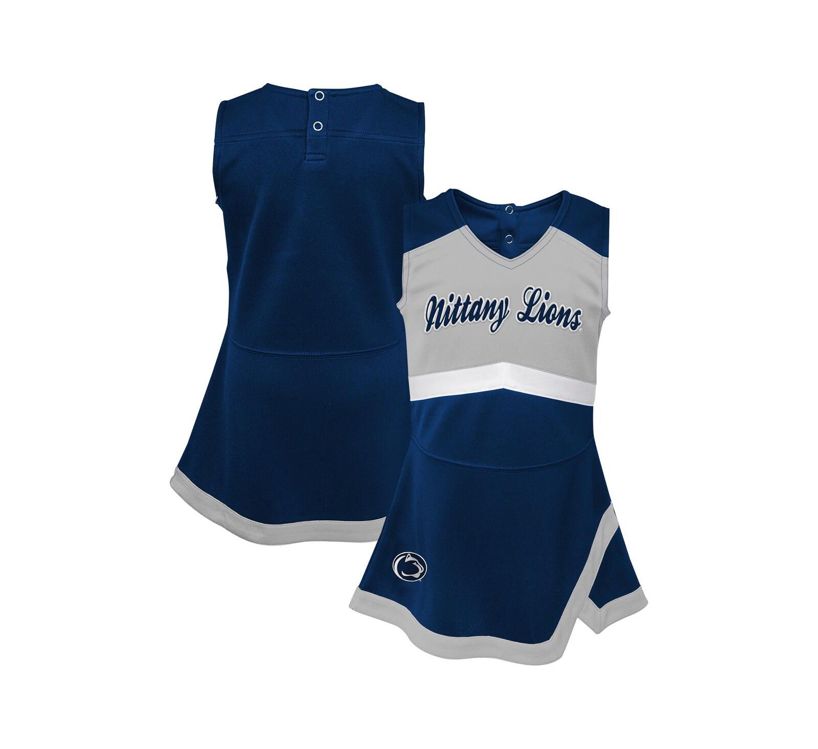 Детское платье Outerstuff Penn State Nittany Lions Cheer Captain темно-синего цвета с шортами