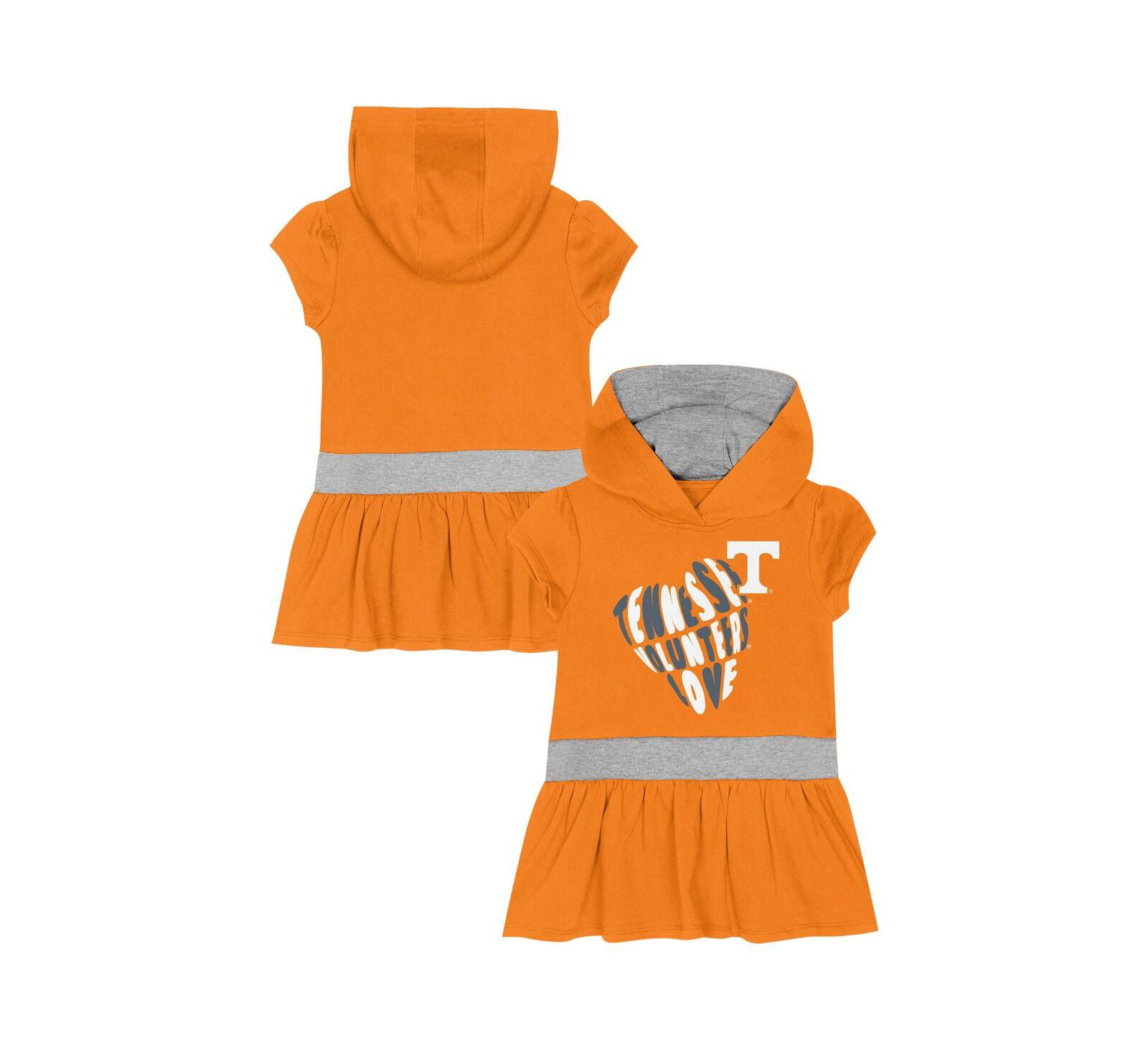 Детское худи-платье Outerstuff Girls Tennessee Volunteers Team Love