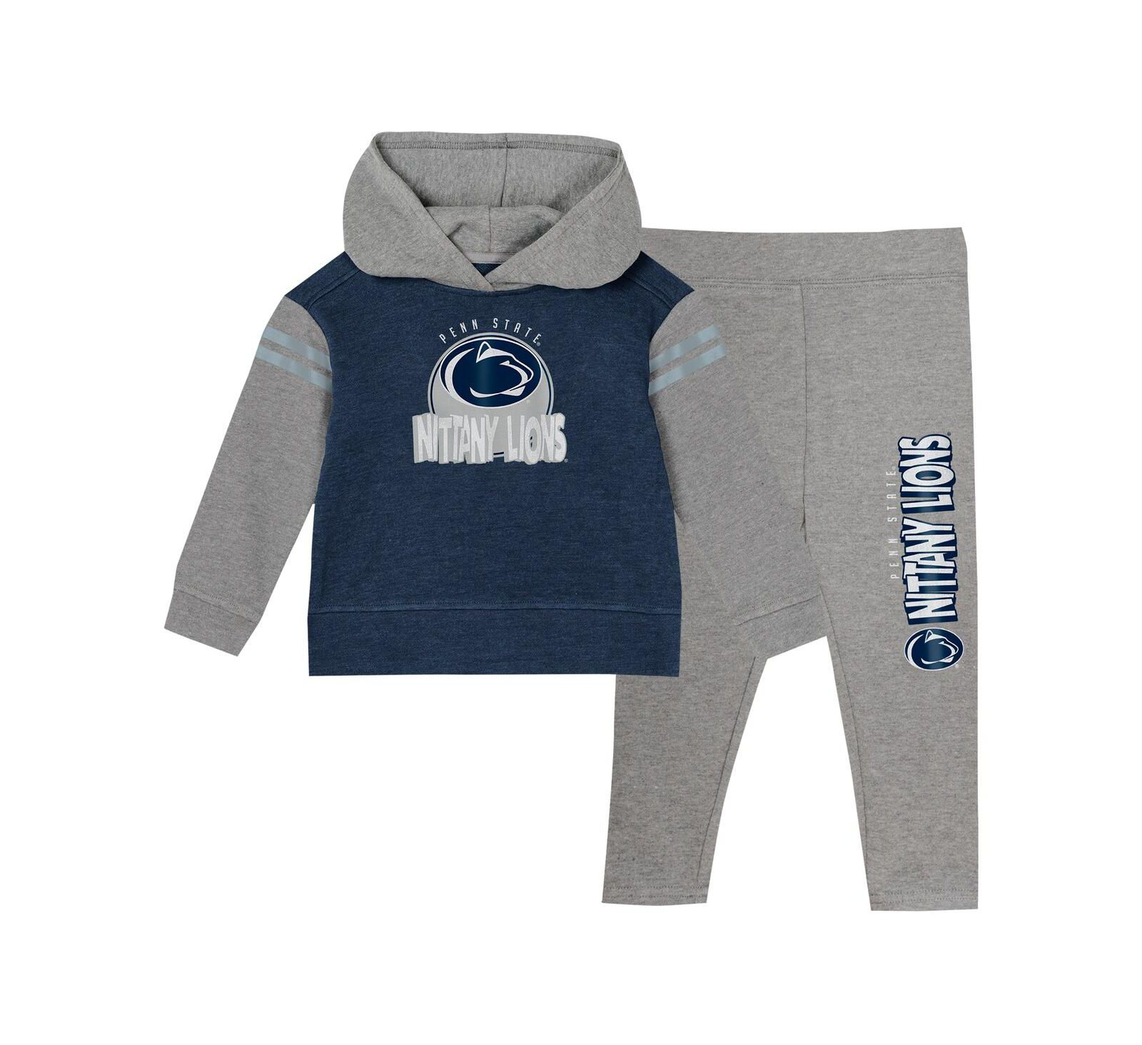 Детский набор Outerstuff для малышей: худи Penn State Nittany Lions Clubhouse и леггинсы, 2 шт.