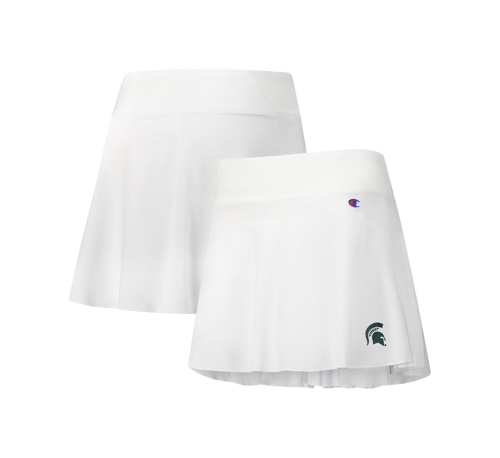 Champion Women's White Michigan State Spartans Tailgate Soft Touch Skort